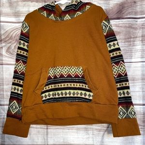 Tribal hoodie kids fits 4-7 unisex